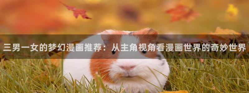 omofun动漫官方版下载：三男一女的梦幻漫画推荐：从主角视角看漫画世界的奇妙世界